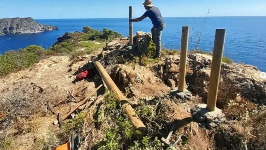 El Parc Natural de Cap de Creus instal·la un nou mirador a cap Norfeu