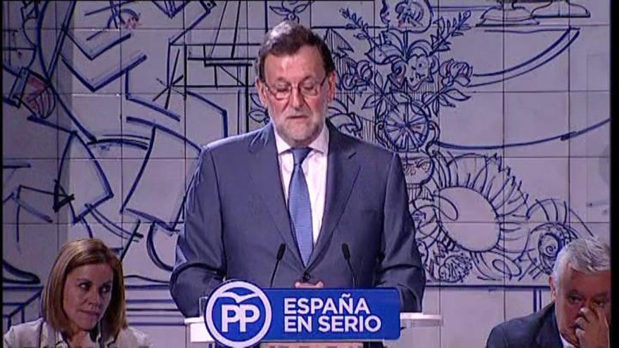 Rajoy teme en gobierno "inestable como en Grecia"