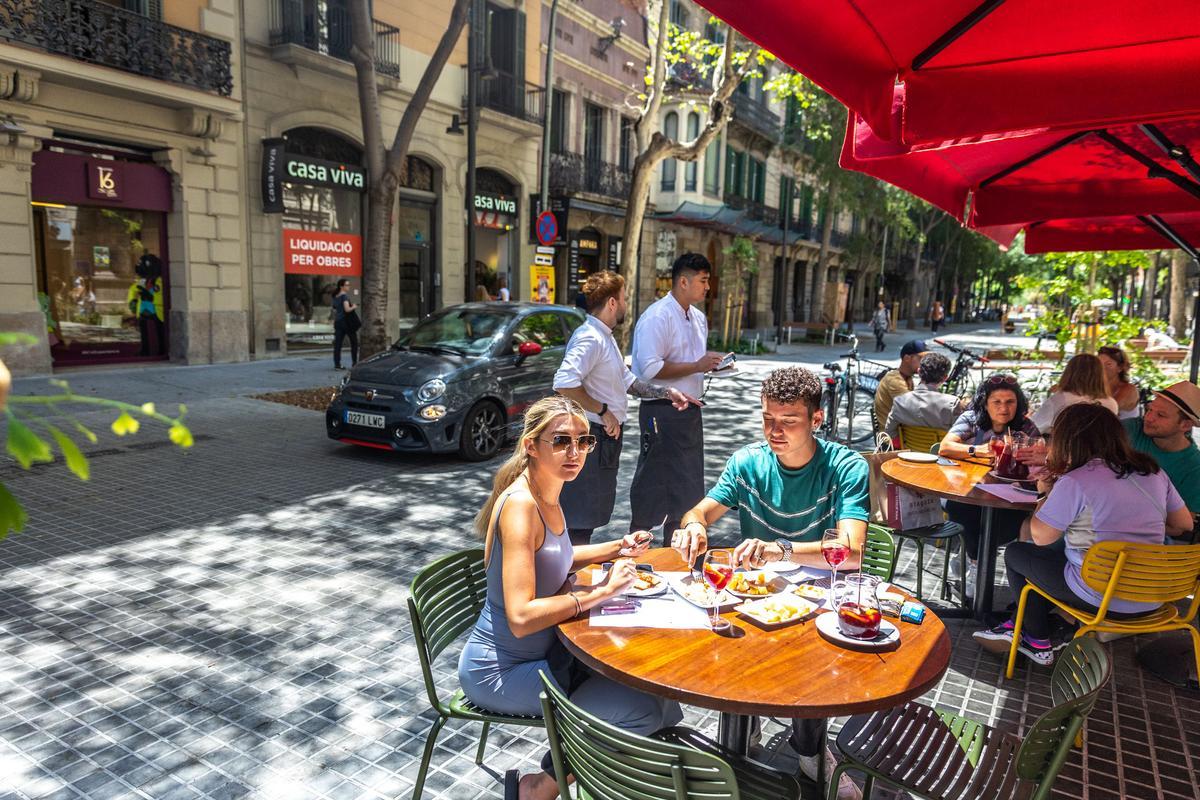 Escenas inesperadas de la Superilla del Eixample