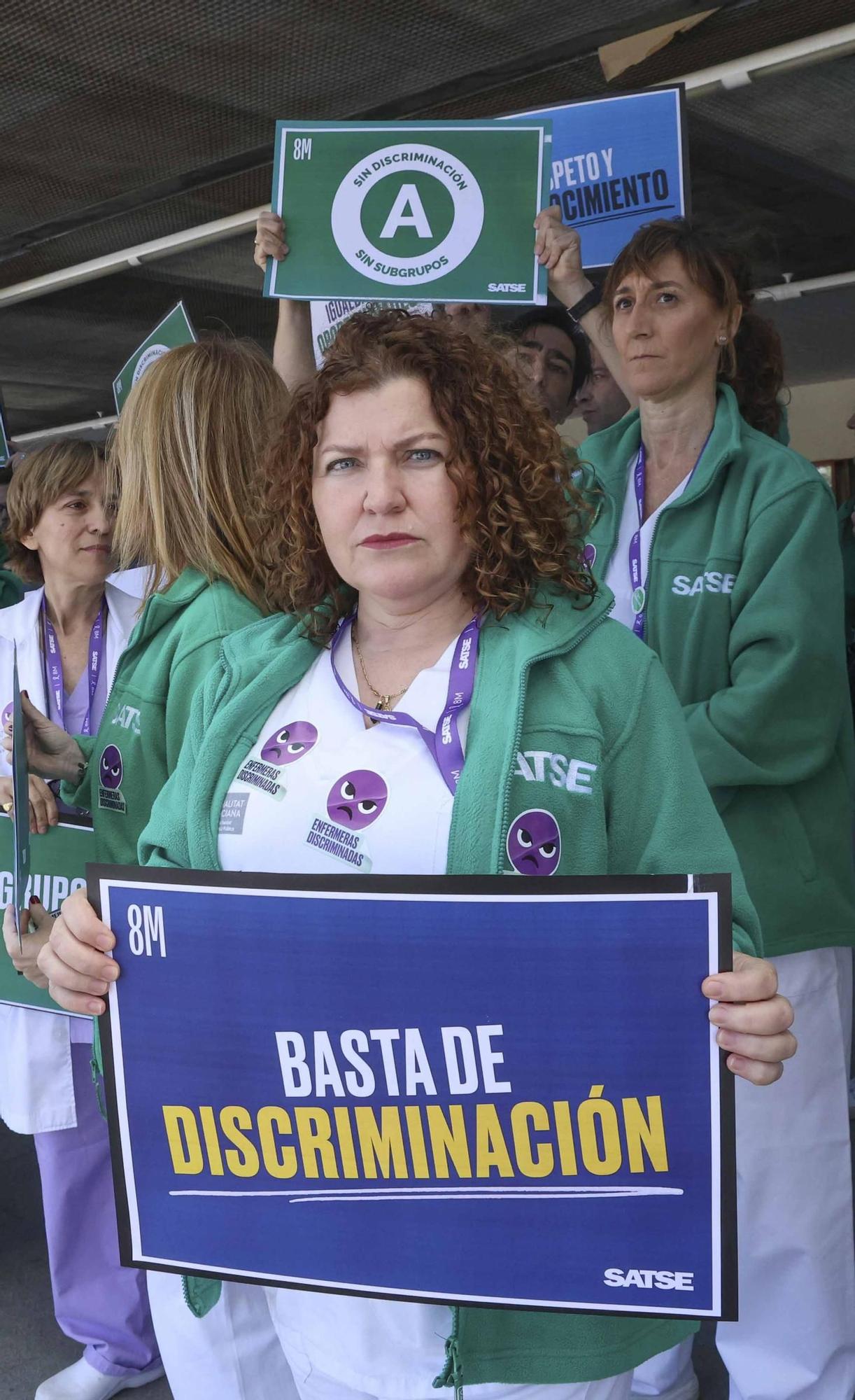 Las enfermeras se movilizan en Alicante