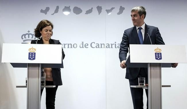 SORAYA SÁENZ DE SANTAMARÍA EN LAS PALMAS