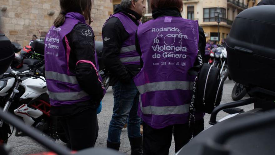 Marcha motera contra la violencia de género en Zamora. | A. B. (Archivo)