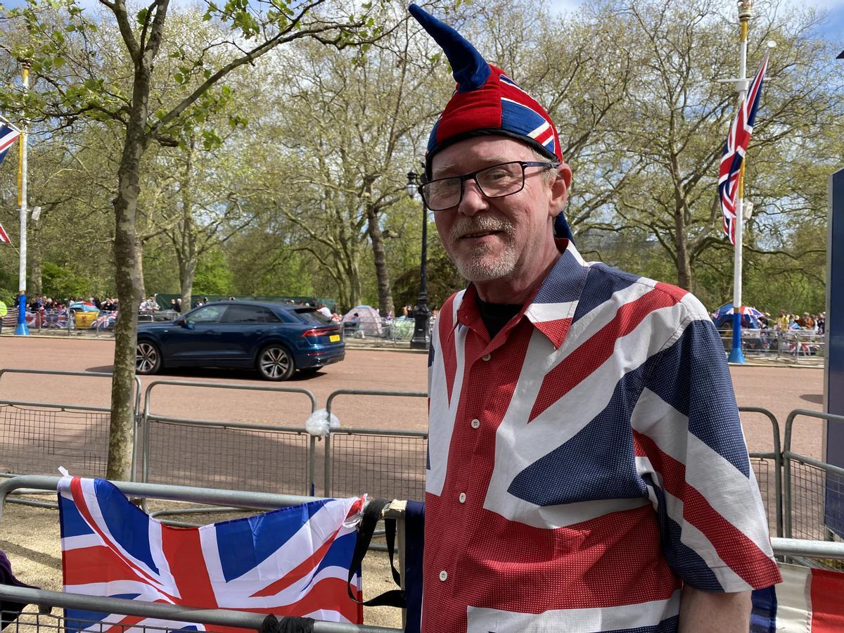 Damian Carpenter, de Leeds, es un habitual en las ceremonias de la familia real británica.