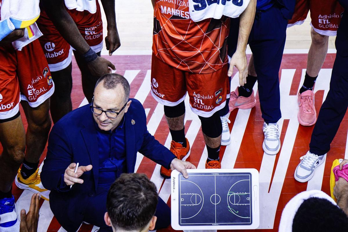 Diego Ocampo lograba sacar el encuentro adelante con el BAXI Manresa