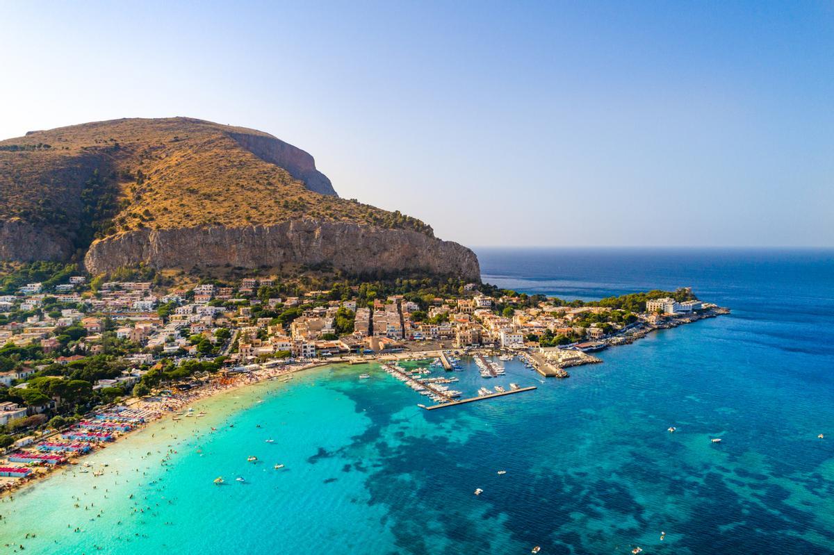 Isla de Sicilia en Palermo, Italia, Europa
