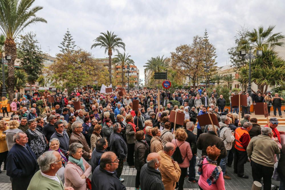 Manifestación en defensa de las pensiones públicas