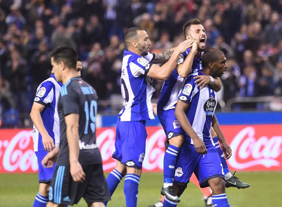 El Deportivo firma una gran victoria en Riazor y sale de puestos de descenso.