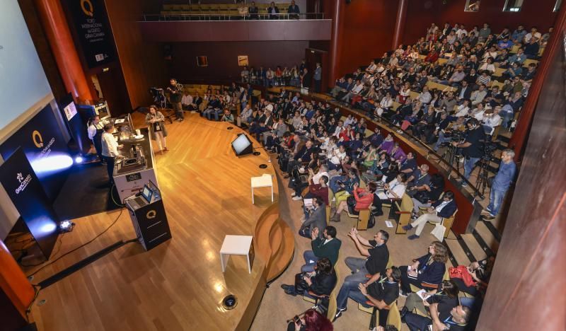 LAS PALMAS DE GRAN CANARIA. Foro Internacional de Queso, ponencia de Joan Roca  | 01/04/2019 | Fotógrafo: José Pérez Curbelo