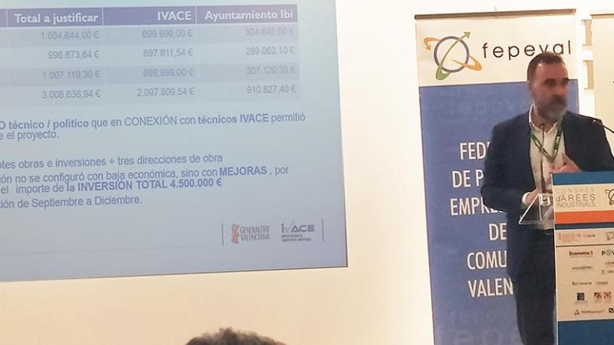 Ibi se presenta como ejemplo de gestión en el Congreso Nacional de Áreas Industriales