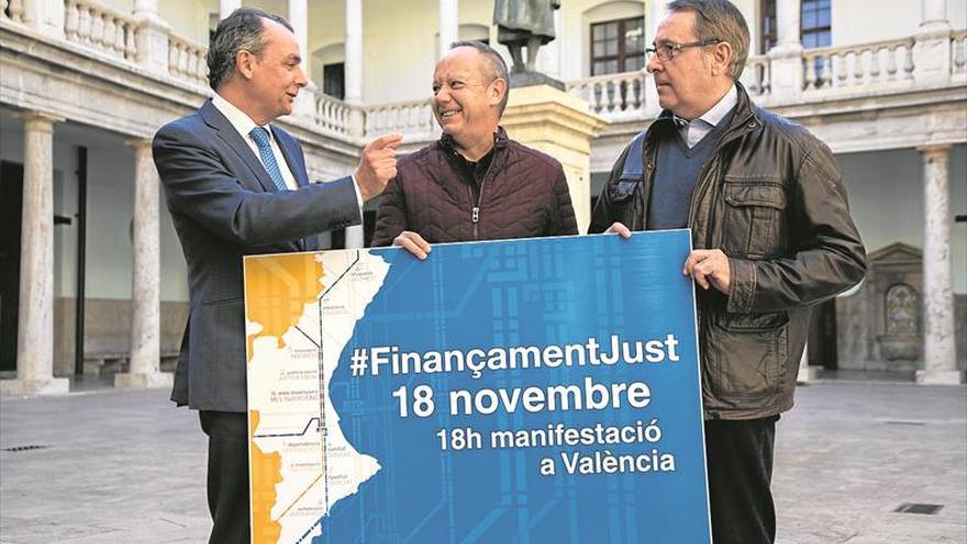 El tejido económico y político se moviliza por una financiación justa