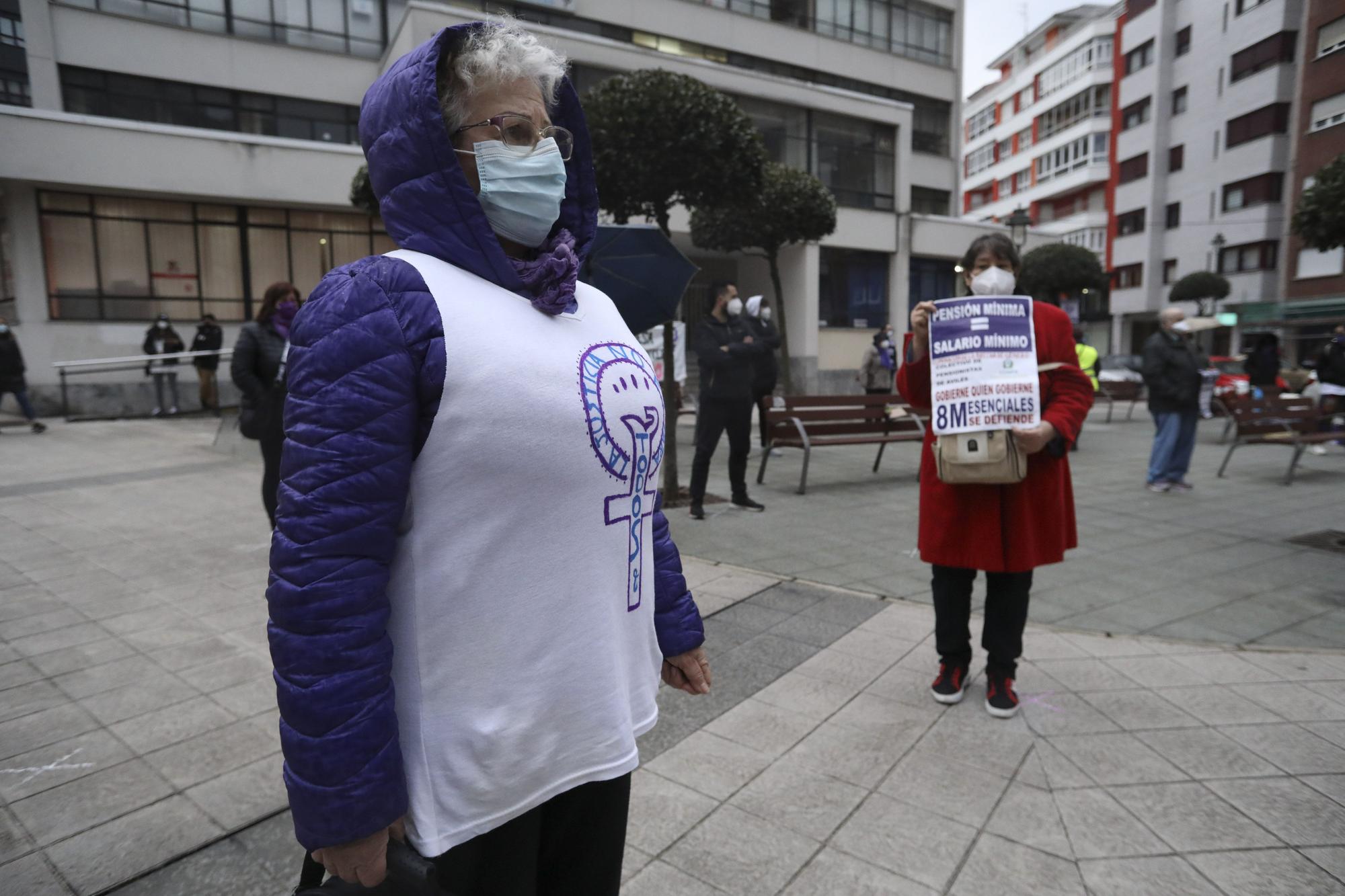 Manifestación del 8M en Avilés