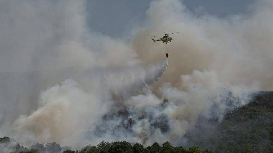 Controlados los incendios de Cualedro tras quemar 2.175 hectáreas