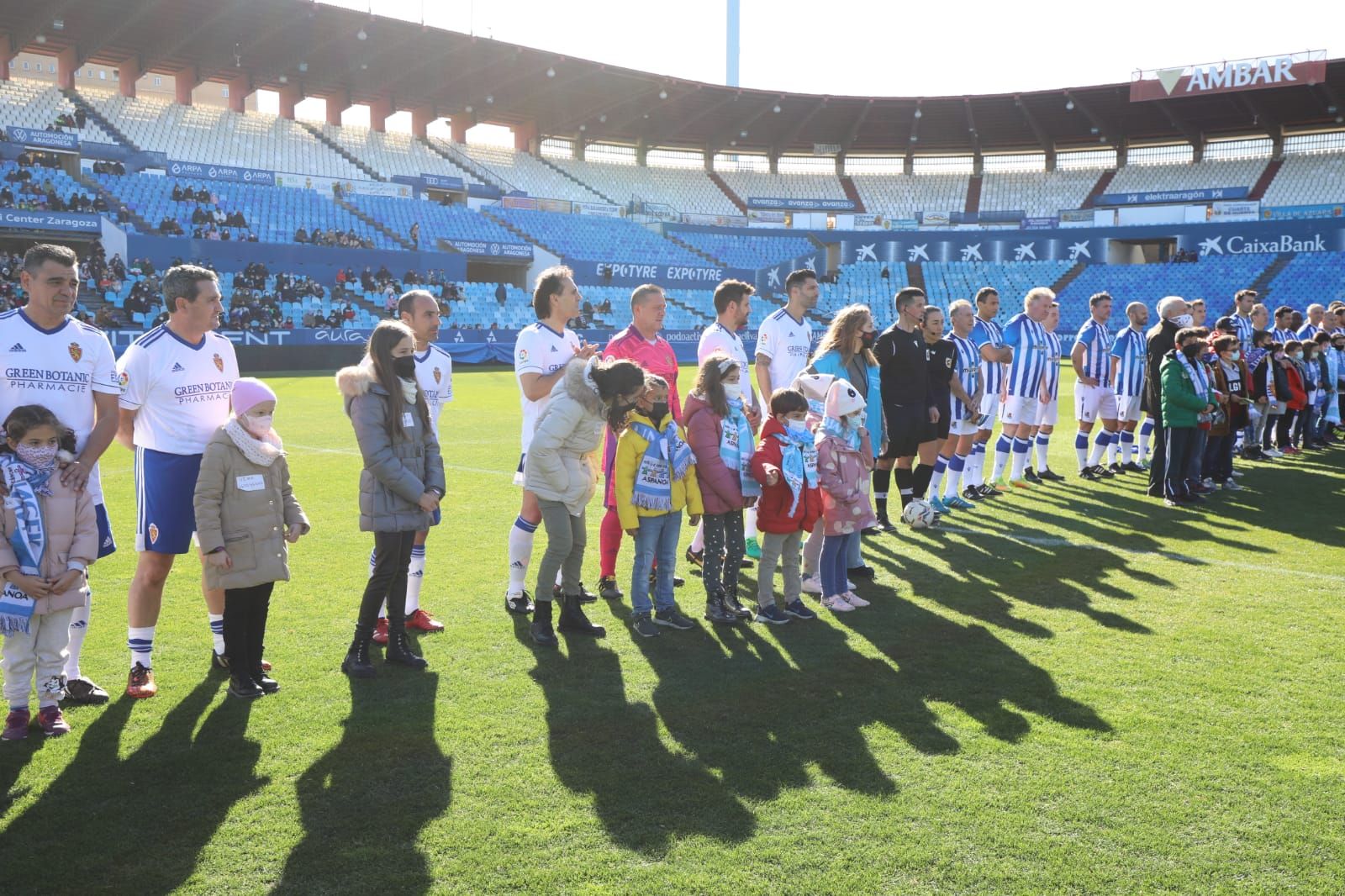 FOTOGALERÍA | El partido de Aspanoa vuelve a poblar La Romareda