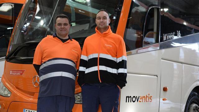 Màrius Bonilla (izquierda) y David Rull (derecha), trabajadores de Moventis.