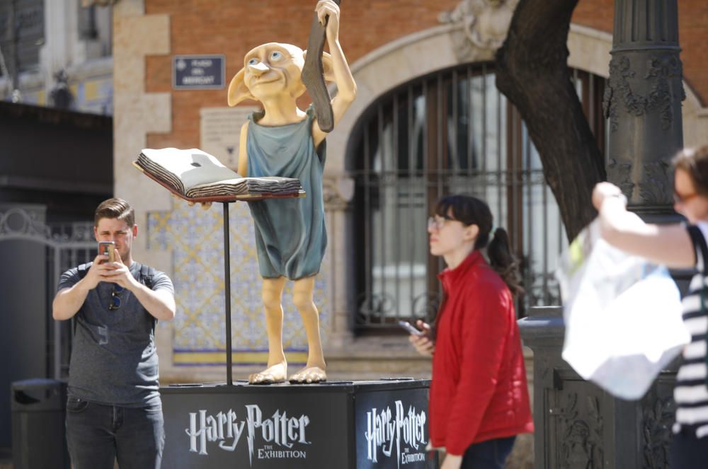 Las esculturas del universo Harry Potter toman Valencia