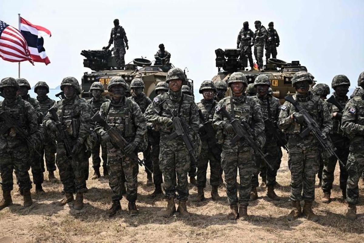 Corea del Sur participa en ejercicio militar conjunto Cobra Gold 2023 (CG23), en una base militar en Tailandia