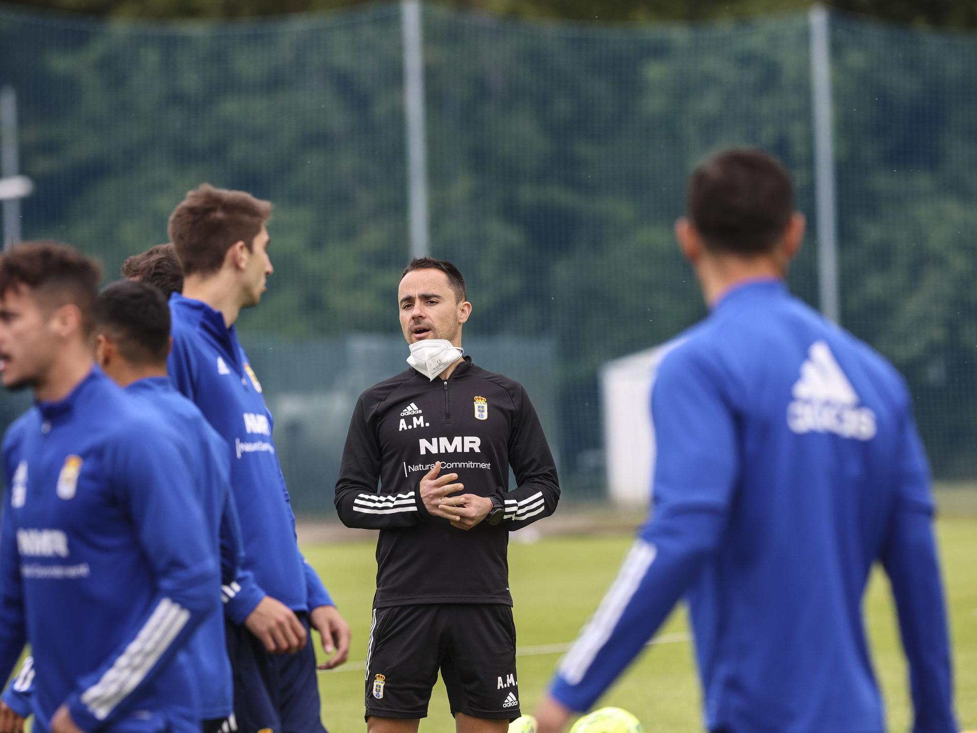 Las imágenes del entrenamiento del Oviedo