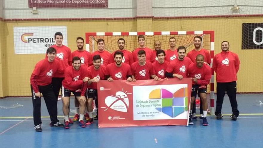 El Córdoba Balonmano apoya la donación de órganos