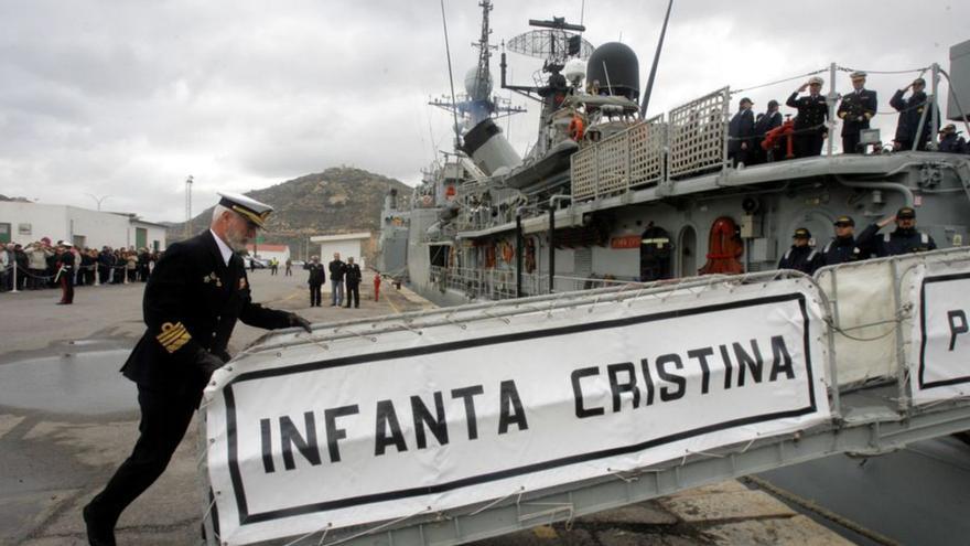 El patrullero Infanta Cristina, en Cartagena.  | F.G.P.
