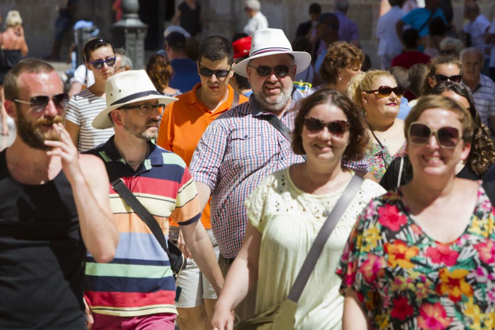 Finde de fuerte calor en Valencia