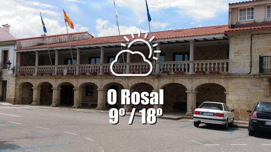 El tiempo en O Rosal: previsión meteorológica para hoy, miércoles 23 de abril