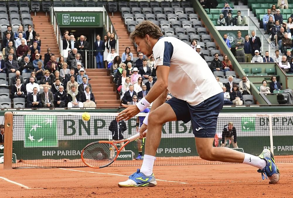 Partido de cuartos de final de Roland Garros entre Nadal y Carreño