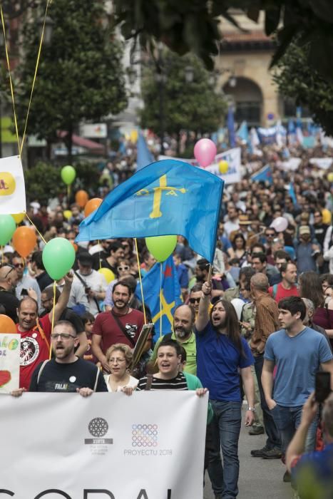 La manifestación, en imágenes