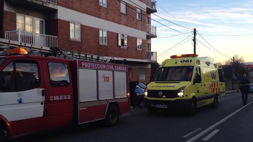 El accidente se produjo a la alctura del Barrio de As Flores