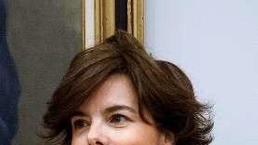 Soraya Sáenz de Santamaría. // Efe