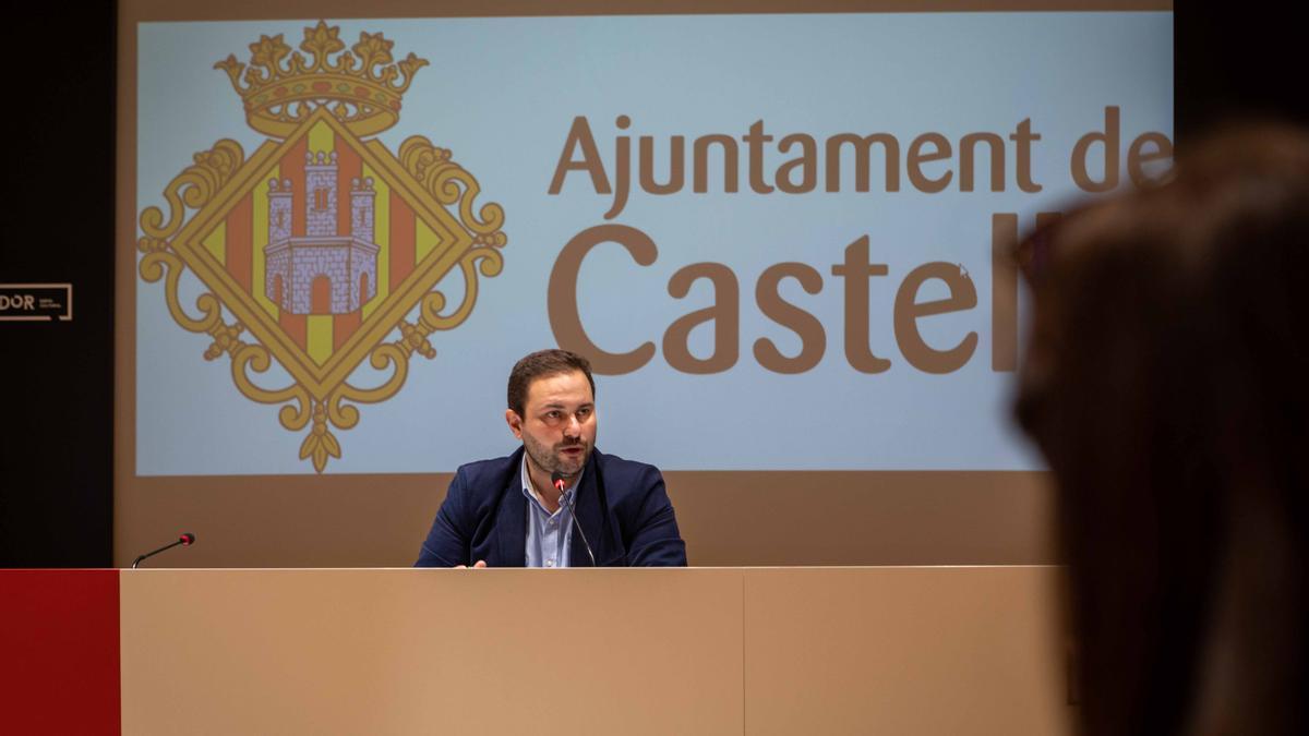 José Luis López, portavoz del equipo de gobierno local, durante la rueda de prensa.