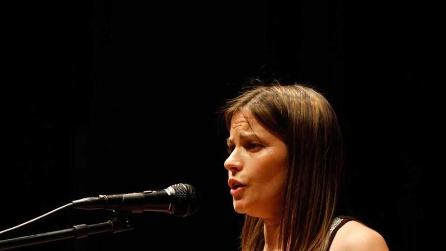 María Sánchez Blanco, en San Martín del Rey Aurelio.