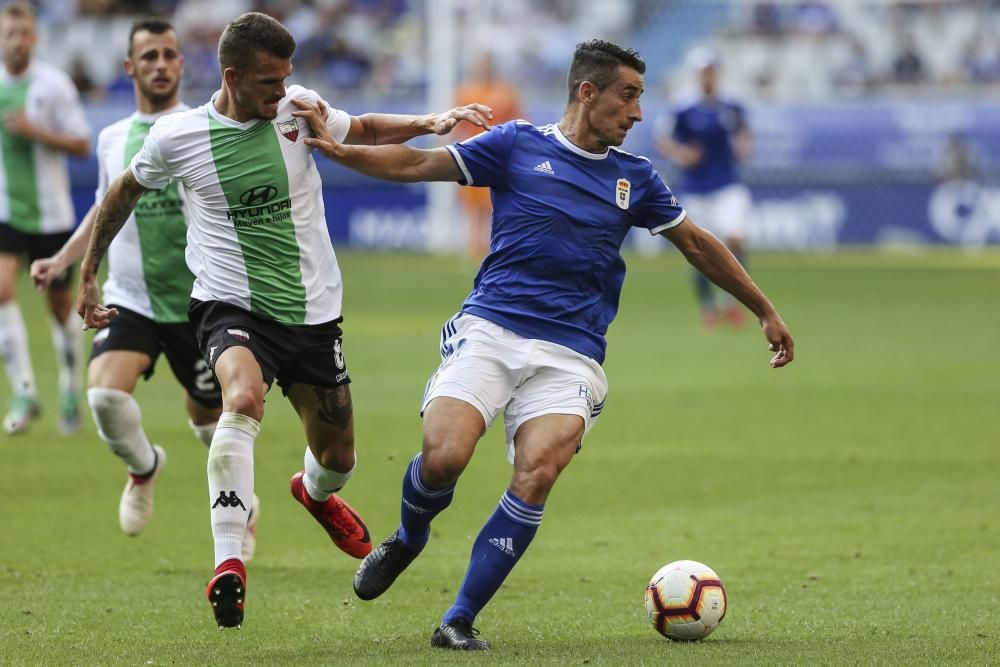 Real Oviedo-Extremadura, debut en Liga