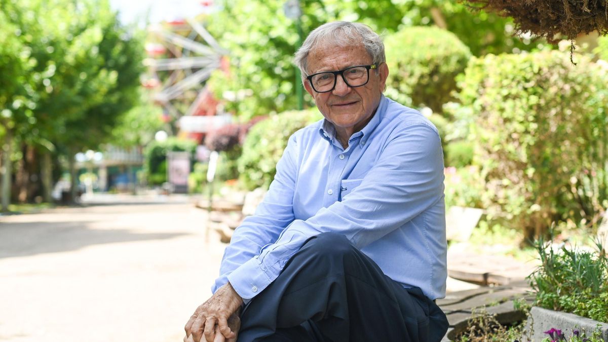 Jesús More, presidente del Parque de Atracciones de Zaragoza, esta semana en el complejo.