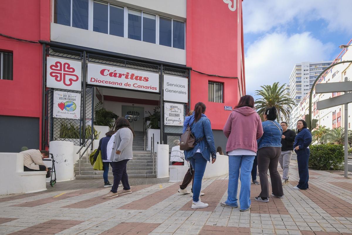 Acto de Cáritas Diocesana en Las Palmas de Gran Canaria por el Día Internacional de Trabajadoras del Hogar