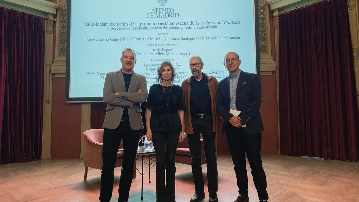 El acto tuvo lugar en el Ateneo de Madrid.