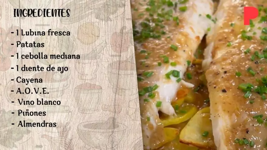Lubina al horno, receta fácil de Rafuel