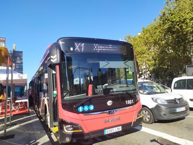 El bus exprés X1 amplía su recorrido en Barcelona y suma ocho nuevas paradas en Diagonal