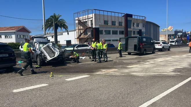 Accidente mortal en Gijón