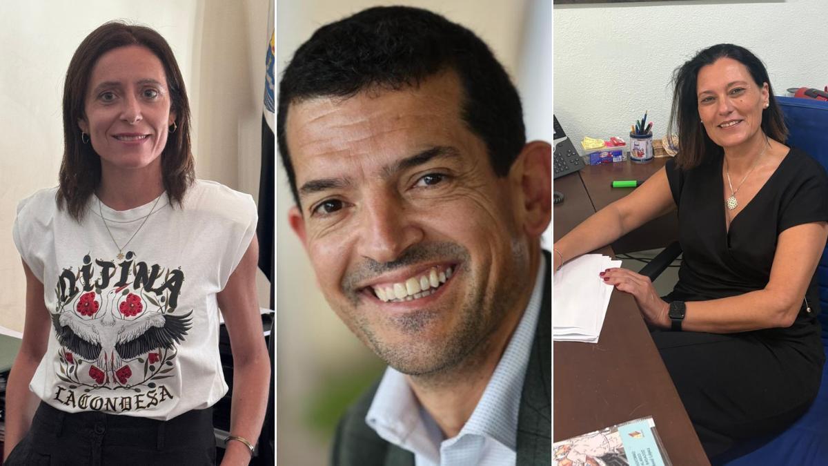 Isabel Delgado, Francisco Giraldo y Gloria Vivas.