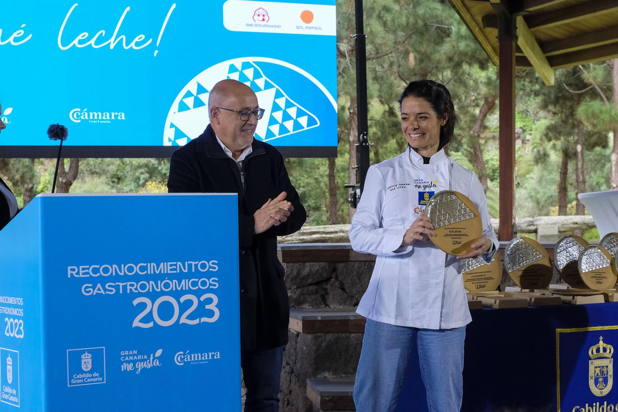 El Cabildo de Gran Canaria homenajea a los galardonados con las Guías Michelin y Repsol 2023