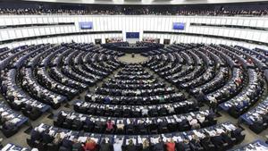 El hemiciclo del Parlamento Europeo en Estrasburgo