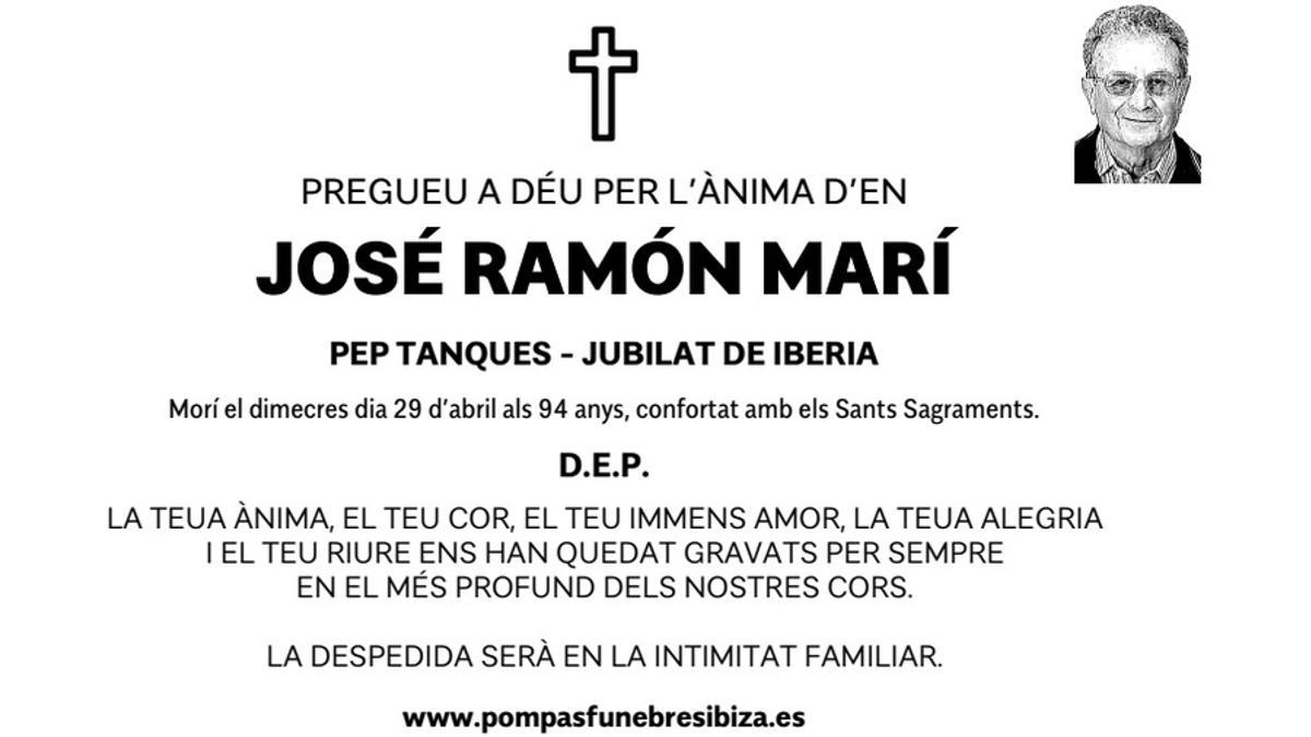 Esquela José Ramón Marí