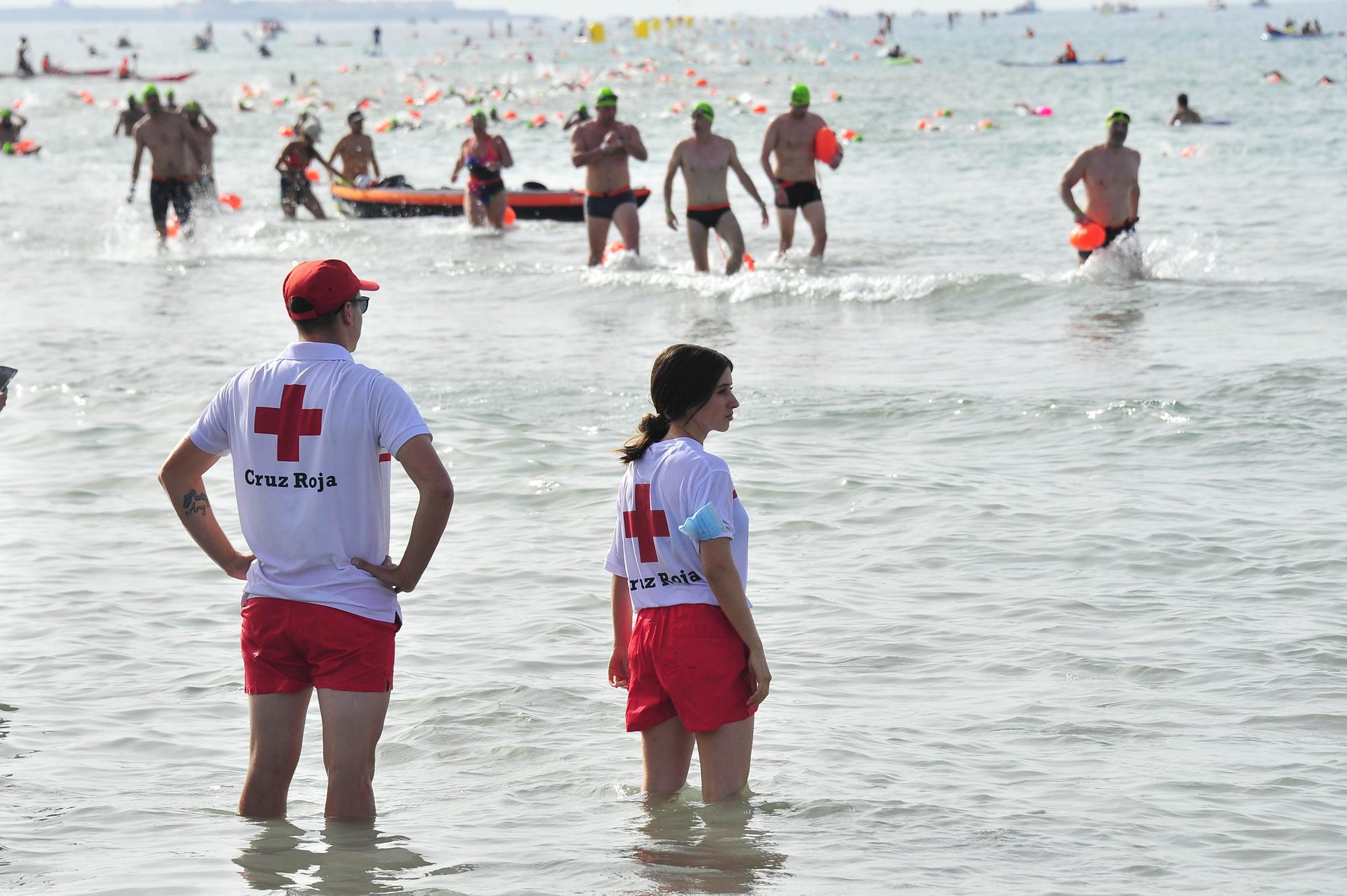 Travesía a nado Tabarca-Santa Pola.