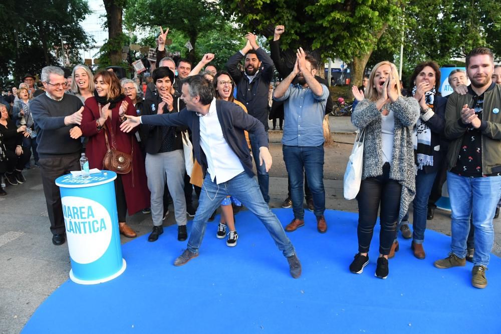 Cierre de campaña de Marea Atlántica en A Coruña