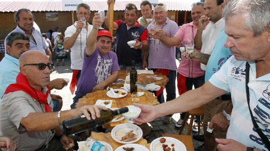 Fiesta del vino del Condado, en Salvaterra. // D.P.