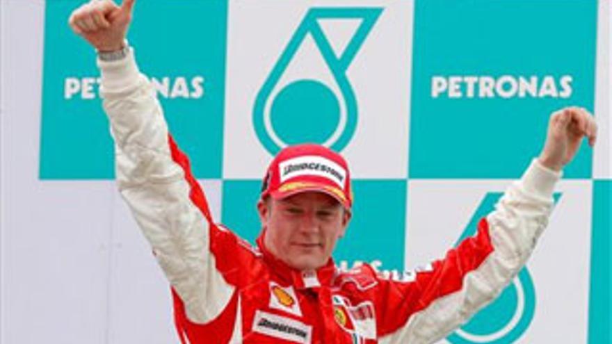 Victoria de Kimi Raikkonen en el Gran Premio de Malasia