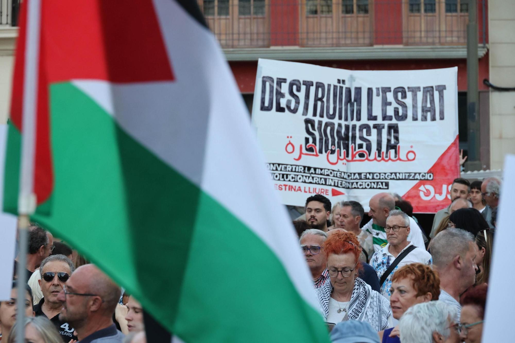 Concentración en Alcoy contra el genocidio en Gaza