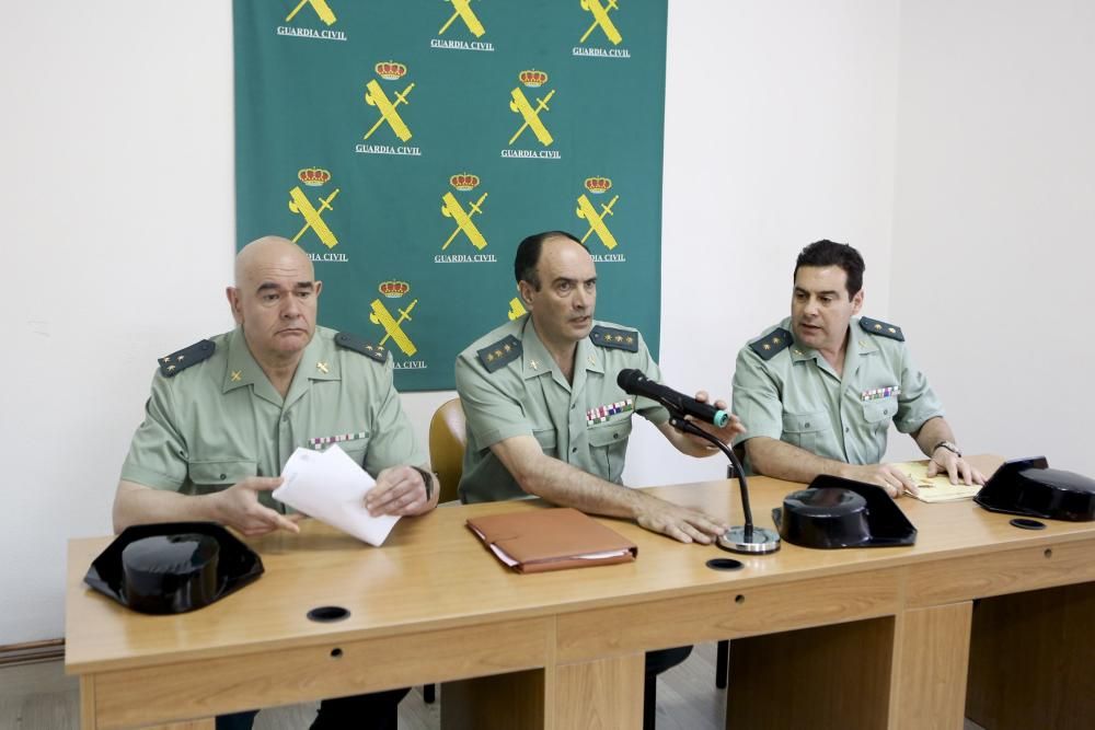 La "operación Tortellini" se salda con al menos cinco detenidos, la incautación de varios kilos de droga y seis vehículos requisados
