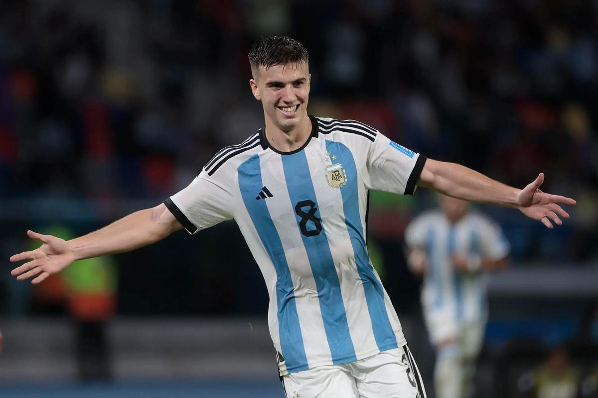 Máximo Perrone en el Mundial sub 20