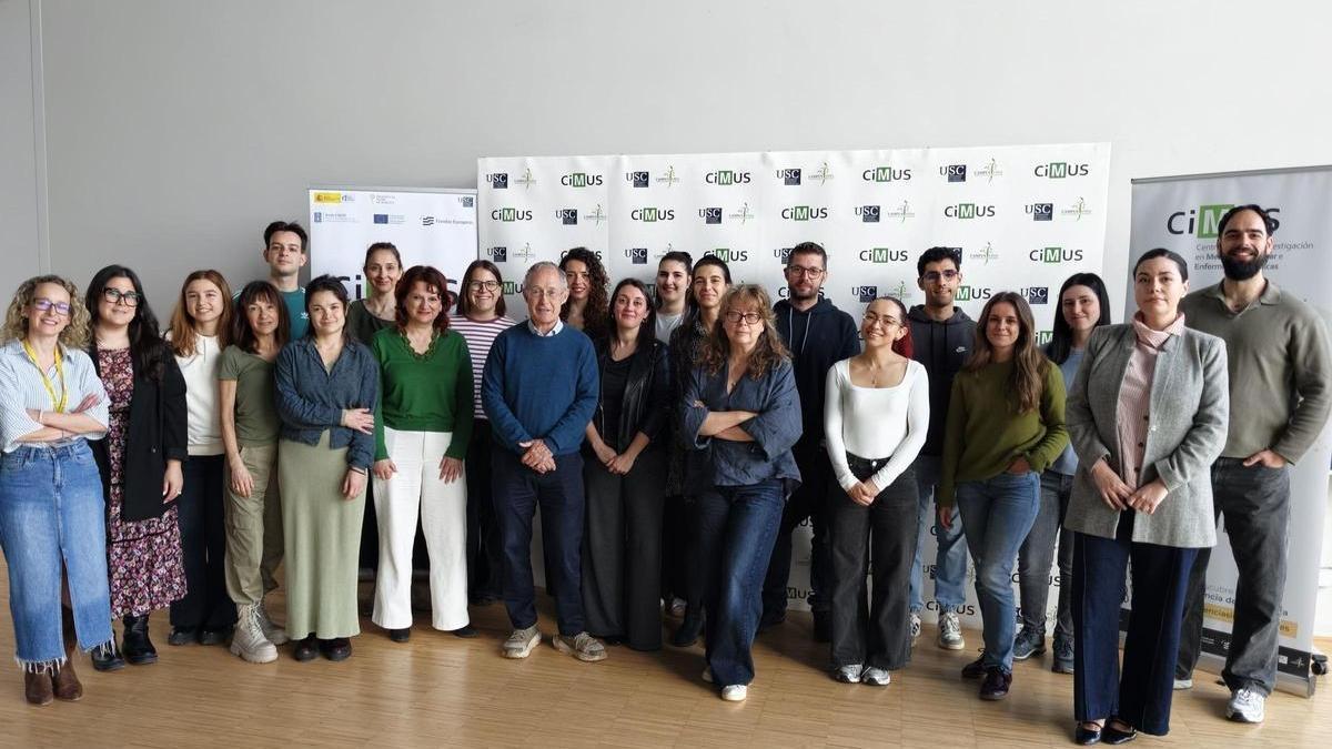 Miembros del equipo de investigación de la Fundación Pública Galega de Medicina Xenómica (FPGMX) y la Fundación Instituto de Investigación Sanitaria de Santiago de Compostela (FIDIS) que lidera Ángel Carracedo.